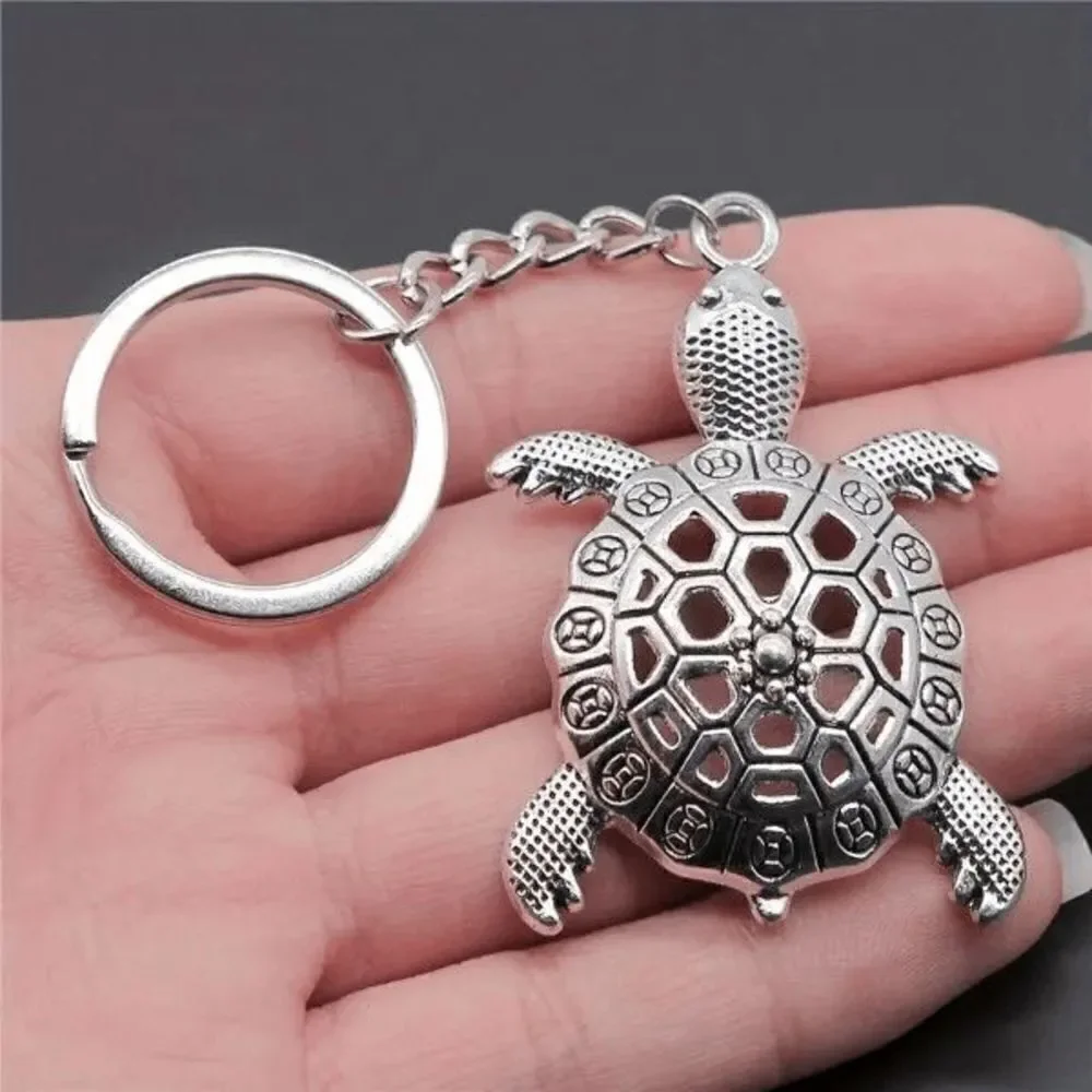 Turtle Stainless Steel Keychain